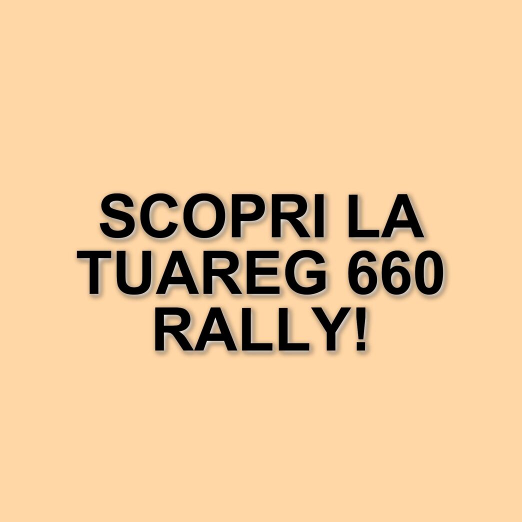 Aprilia Tuareg 660 Rally: la nuova moto da off-road ispirata ai successi di Jacopo Cerutti