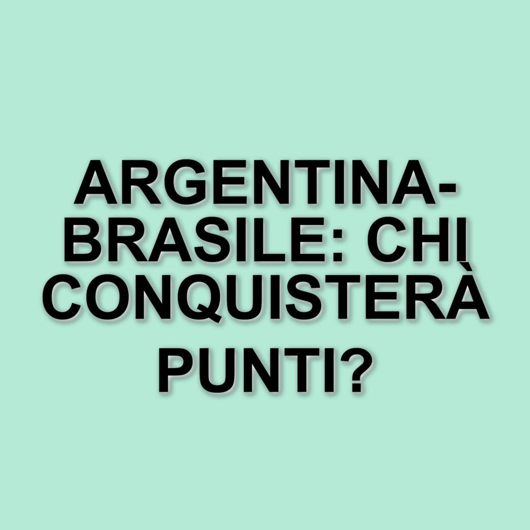Argentina e Brasile si sfidano per la qualificazione ai Mondiali 2026: tutte le informazioni
