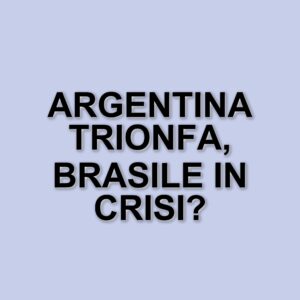 L'argentina trionfa sul brasile: 4-1 e qualificazione ai mondiali