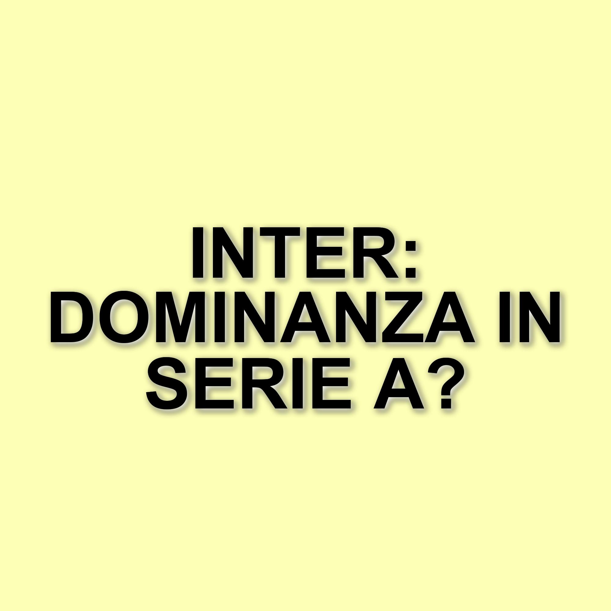 L'Inter domina le statistiche: in testa in Serie A e Champions League