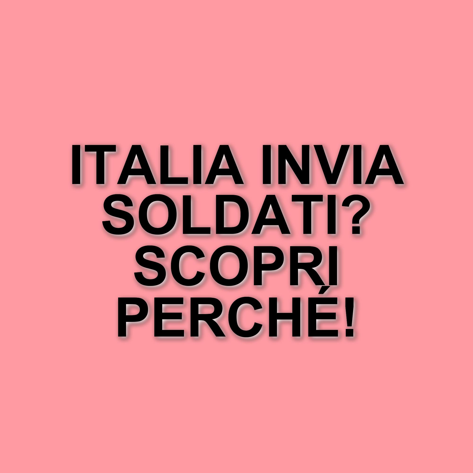 L'Italia e l'ipotesi di invio di soldati in Ucraina: le condizioni del governo Meloni