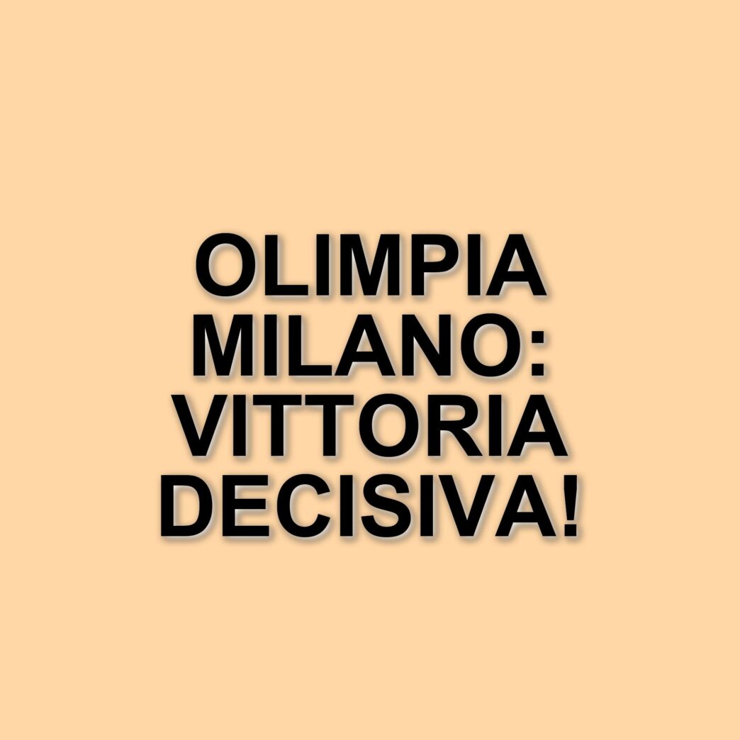 L'olimpa milano conquista la quarta vittoria consecutiva battendo trento: i risultati della giornata