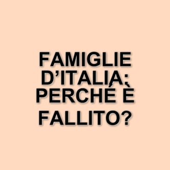 La7 e il flop di Famiglie d’Italia: un tentativo di intrattenimento fallito