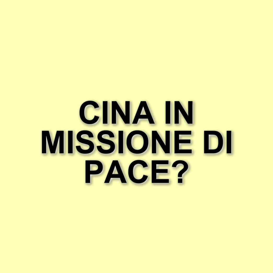 La Cina valuta un possibile coinvolgimento in una missione di pace in Ucraina