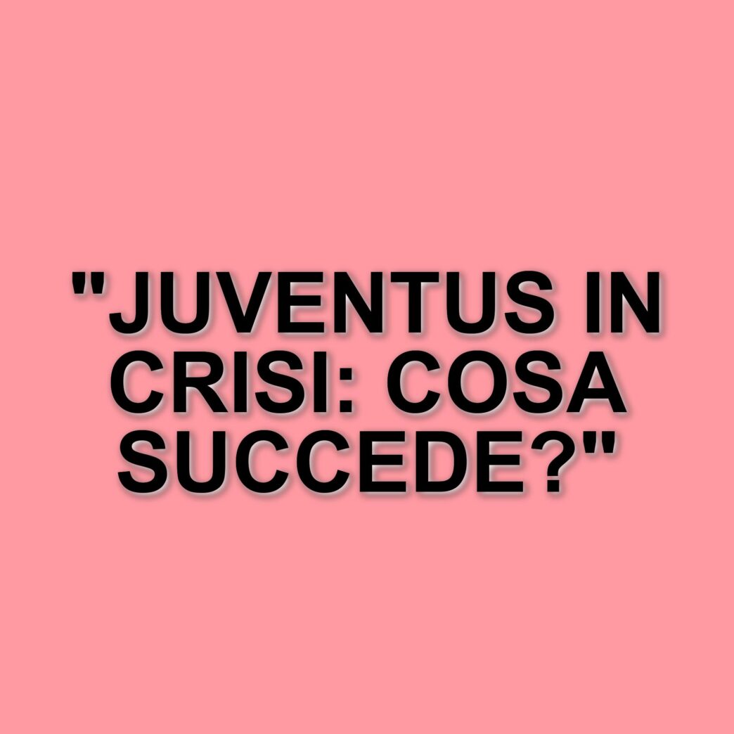 La Juventus in crisi: il futuro di Thiago Motta e le sfide da affrontare