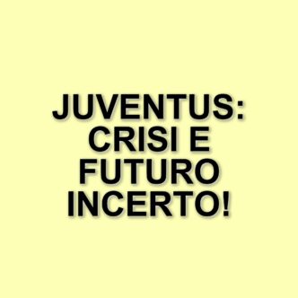 La Juventus in crisi: sconfitta a Firenze e interrogativi sul futuro