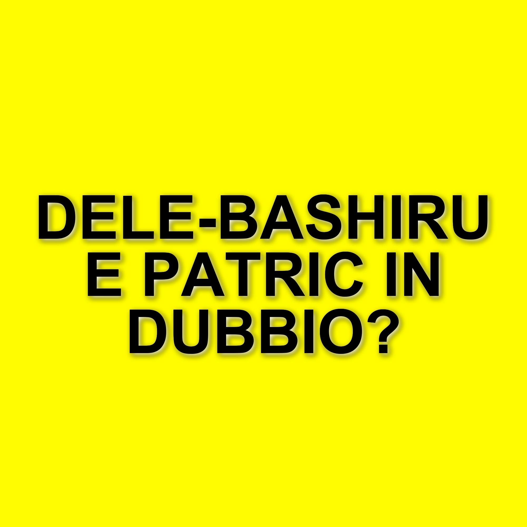 Lazio: Dele-Bashiru in dubbio per il match contro il Torino, stagione finita per Patric