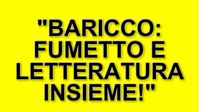 La Milano Comics Week: Un dialogo tra letteratura e fumetto con Alessandro Baricco