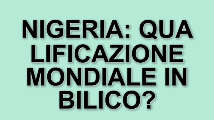 La Nigeria si complica la vita: Osimhen e compagni a rischio esclusione dal Mondiale 2026