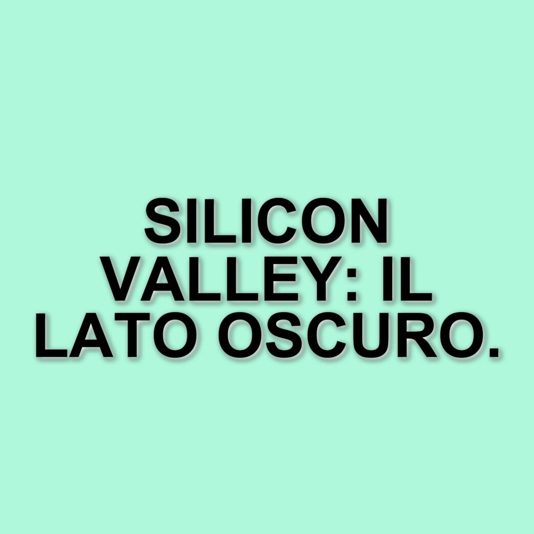 La Silicon Valley e l'ascesa del tecnofascismo: un'analisi inquietante