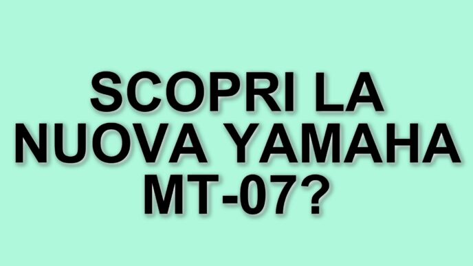 Yamaha Mt-07 2025: La Nuova Generazione Della Naked Bicilindrica Con Tecnologia Avanzata