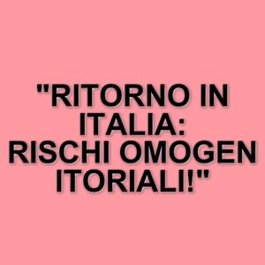 La complessa situazione di una coppia omogenitoriale in California: rischi legali al rientro in Italia
