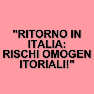 La complessa situazione di una coppia omogenitoriale in California: rischi legali al rientro in Italia