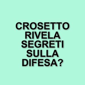 La difesa nazionale e il ruolo dell'Unione Europea: chiarimenti dal Ministro Crosetto