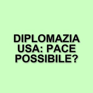 La diplomazia americana e la ricerca di pace tra Ucraina e Russia: le parole di Steve Witkoff