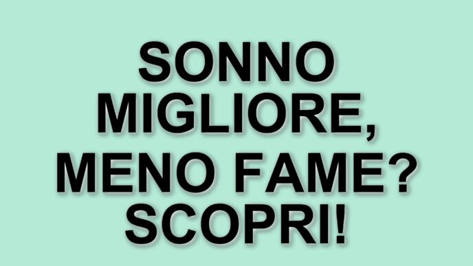 Dormire bene per dimagrire: la nuova frontiera della salute secondo gli esperti