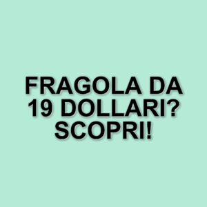 La fragola da 19 dollari: il nuovo scandalo del lusso alimentare in California