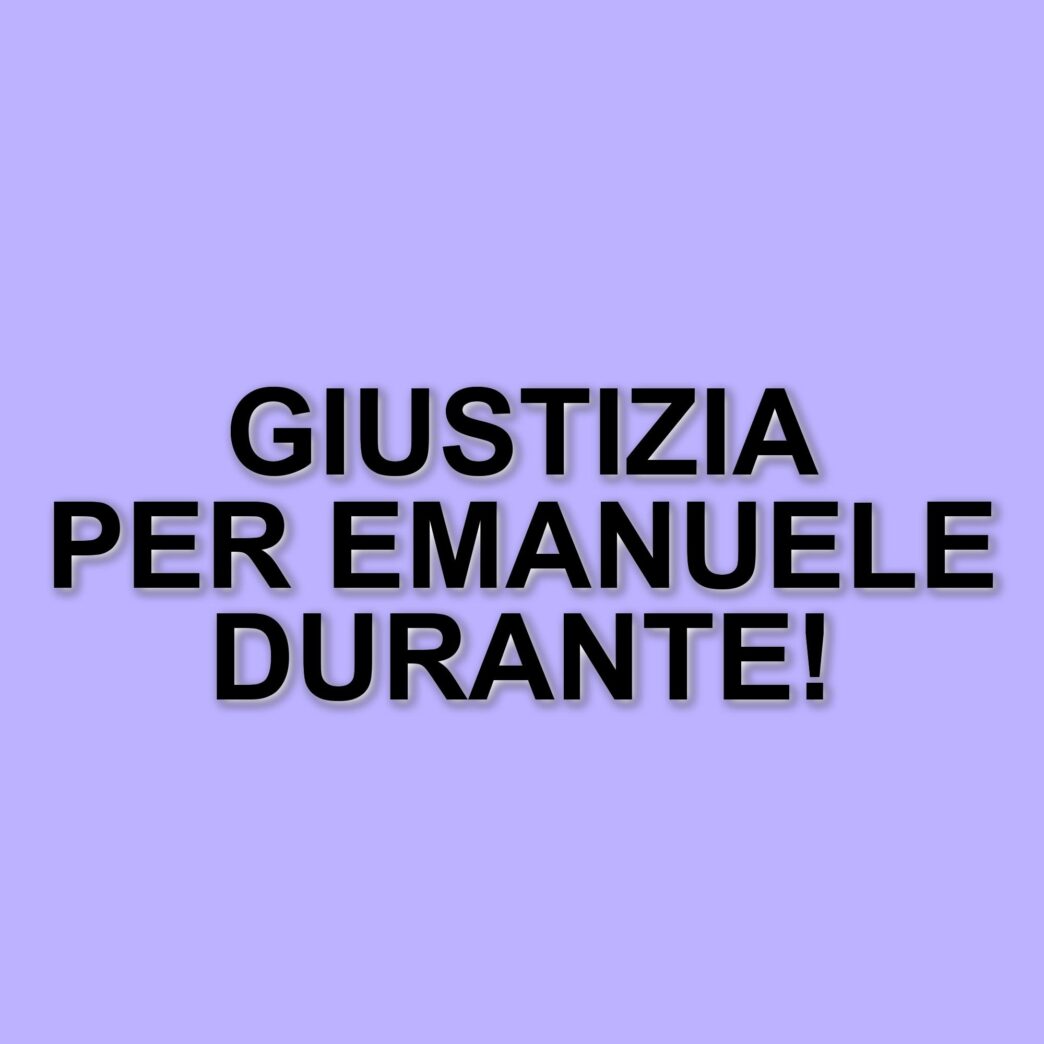 La madre di Emanuele Durante chiede giustizia: "Mio figlio giustiziato a sangue freddo"