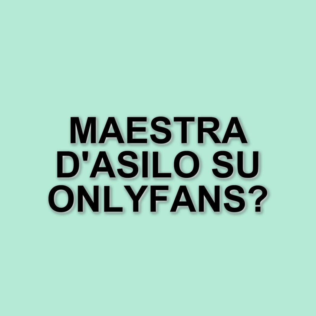 La maestra d'asilo e il dibattito su OnlyFans: riflessioni su etica e libertà personale