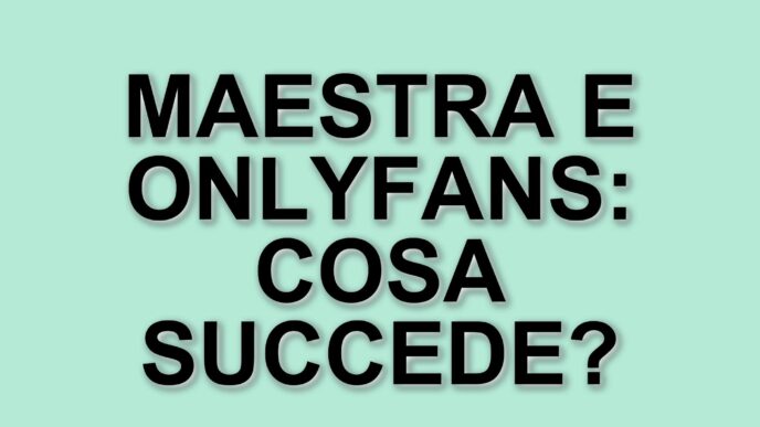 La maestra di Treviso e il doppio lavoro su OnlyFans: polemiche e reazioni
