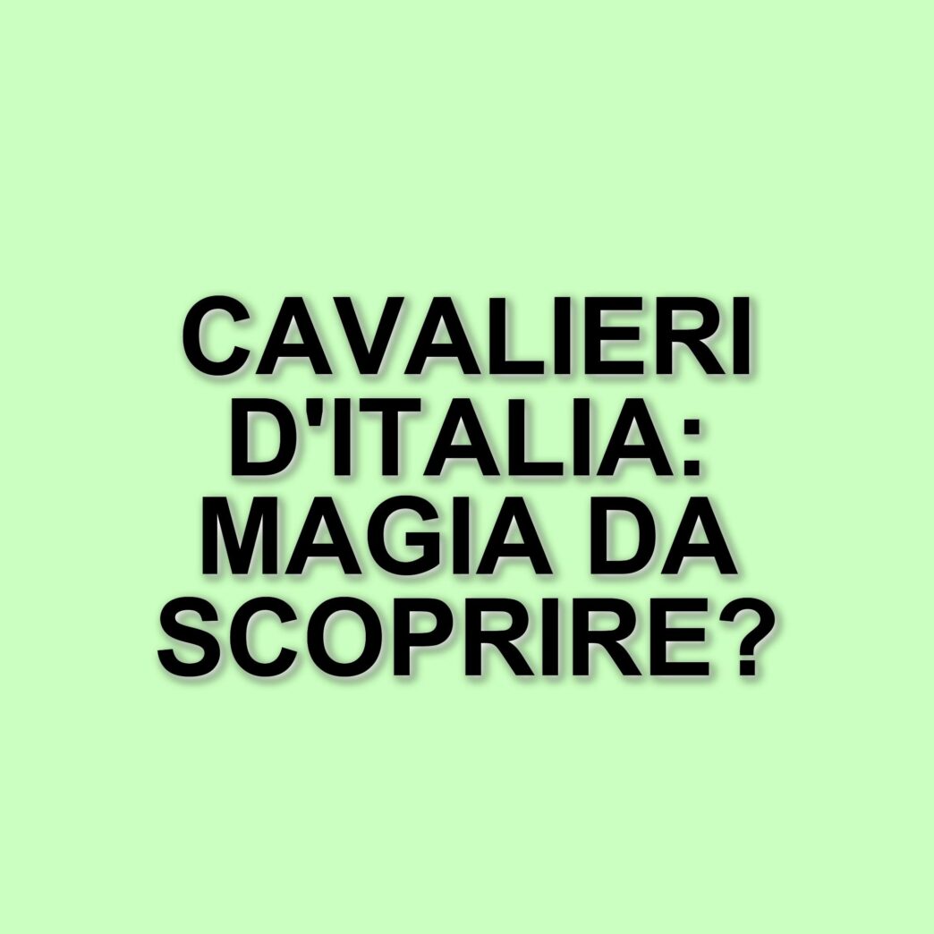 La migrazione dei cavalieri d'Italia: un abbraccio che incanta dopo l'accoppiamento