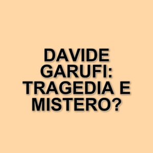 Inchiesta sulla morte di Davide Garufi: il tiktoker e le sue fragilità