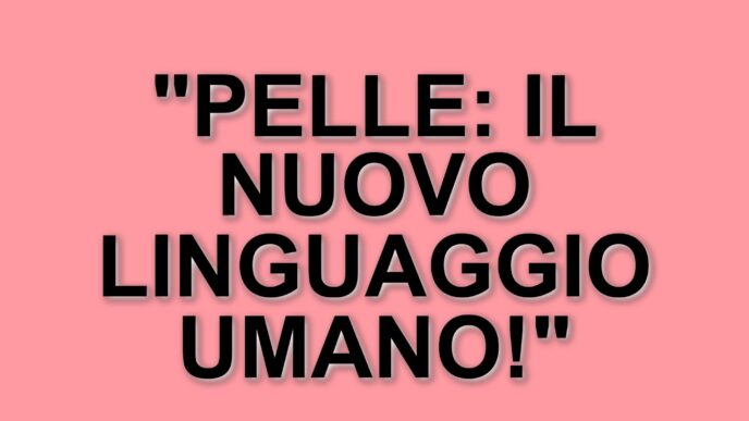 La pelle come organo comunicante: scoperta rivoluzionaria dall'Università del Massachusetts