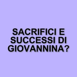 La storia di Giovannina Orsino: un percorso di sacrifici e successi a Sanremo