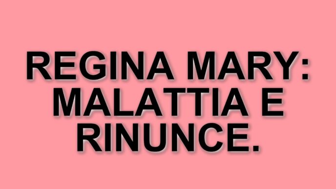 La regina Mary di Danimarca costretta a rinunciare a impegni ufficiali per malattia