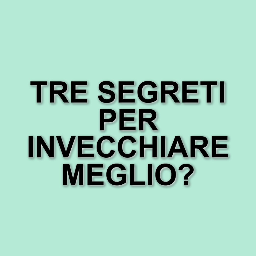 La ricerca dell'Università di Zurigo svela tre alleati contro l'invecchiamento per gli over 70