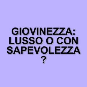 La ricerca della giovinezza: il costo dell'anti-aging tra lusso e consapevolezza