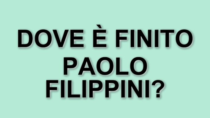 La scomparsa di Paolo Filippini: un mistero avvolto nel silenzio