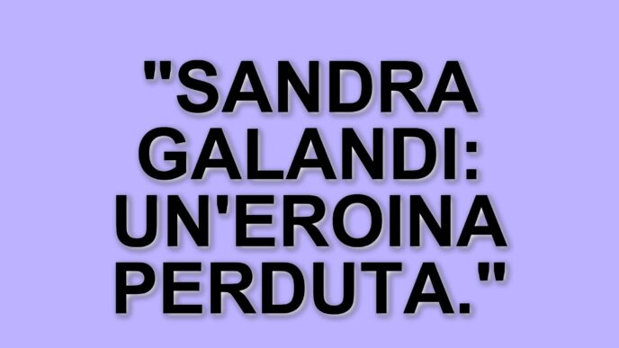 La scomparsa di Sandra Galandi: un'eroina per i diritti degli animali a Formicola