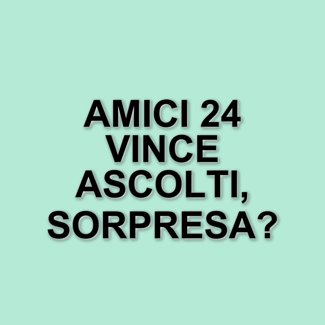 Amici 24 e Ne Vedremo Delle Belle: La Battaglia degli Ascolti del Sabato Sera
