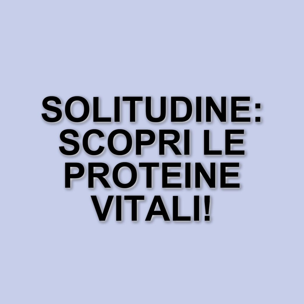 La solitudine e la salute: scoperte sulle proteine nel sangue