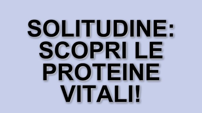 La solitudine e la salute: scoperte sulle proteine nel sangue