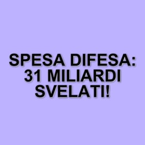 La spesa italiana per la difesa: oltre 31 miliardi di euro e stipendi fino a 5.700 euro al mese
