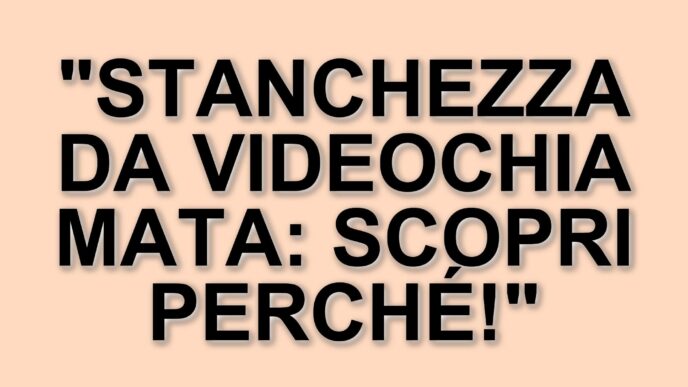 La stanchezza da videochiamata: perché ci sentiamo affaticati dopo una riunione online