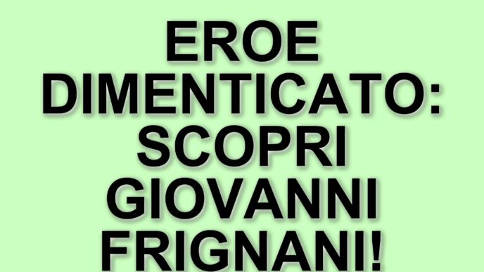 La storia dimenticata di Giovanni Frignani: il tenente colonnello eroe delle Fosse Ardeatine