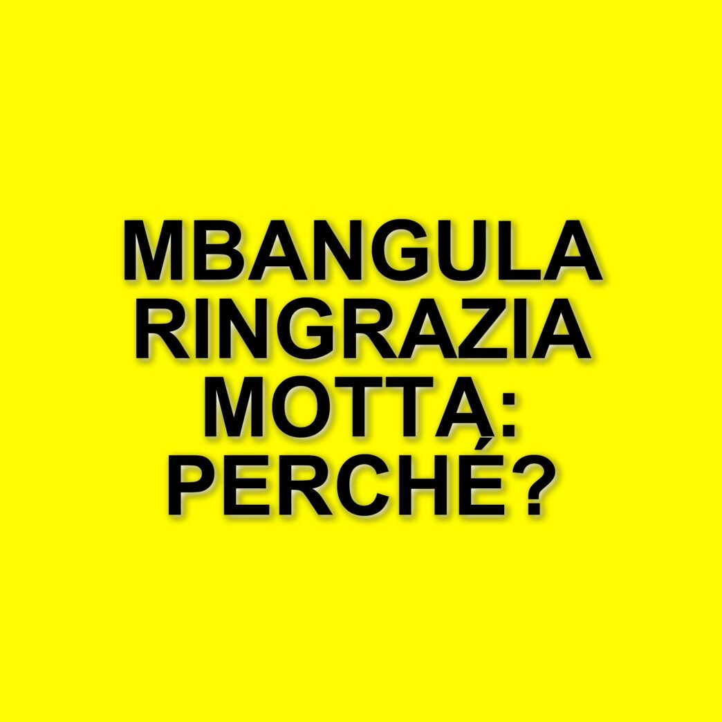 Il messaggio di Mbangula per Thiago Motta dopo l'esonero: un gesto di gratitudine e rispetto