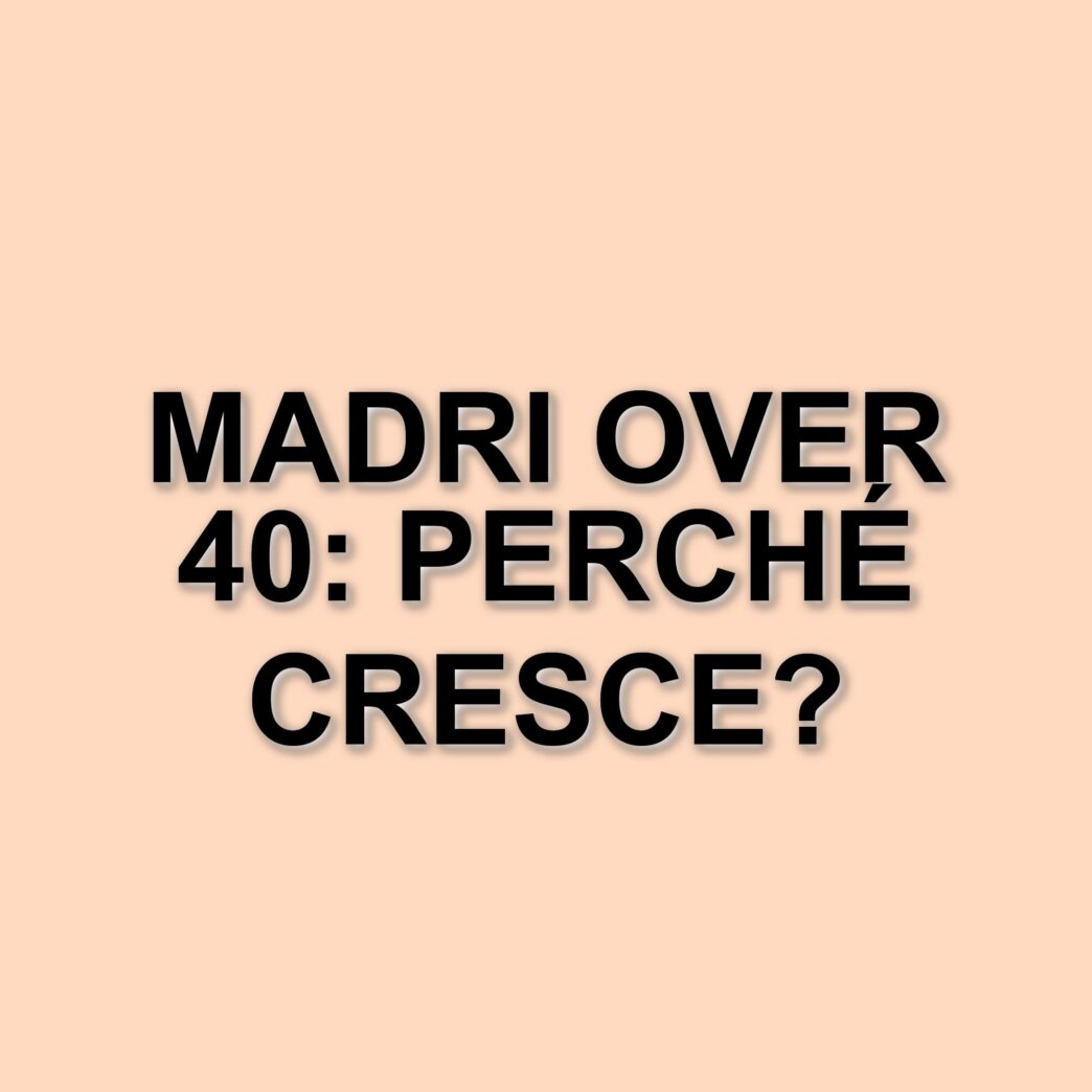 L'aumento delle madri over 40: un fenomeno in crescita negli Stati Uniti