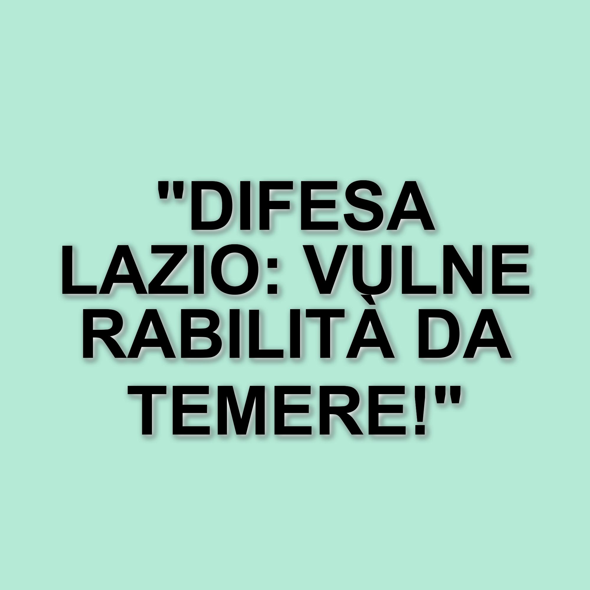 Lazio in difficoltà: la difesa biancoceleste è tra le più vulnerabili della Serie A