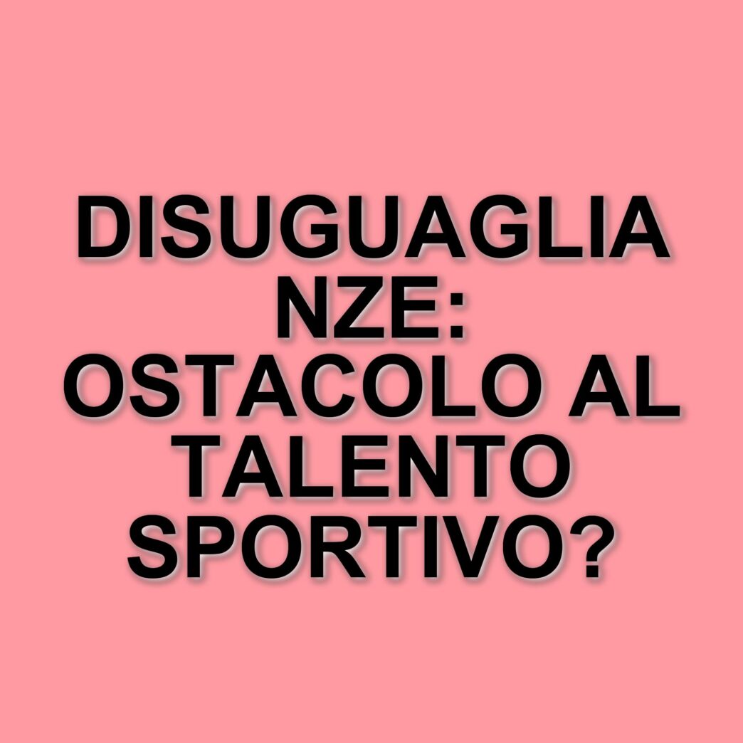 Le disuguaglianze economiche influenzano il successo sportivo dei giovani atleti