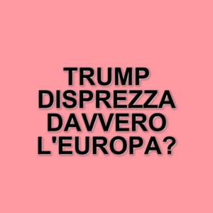 Trump accusa l'Europa di essere "parassita" dopo la fuga di notizie sulla chat segreta