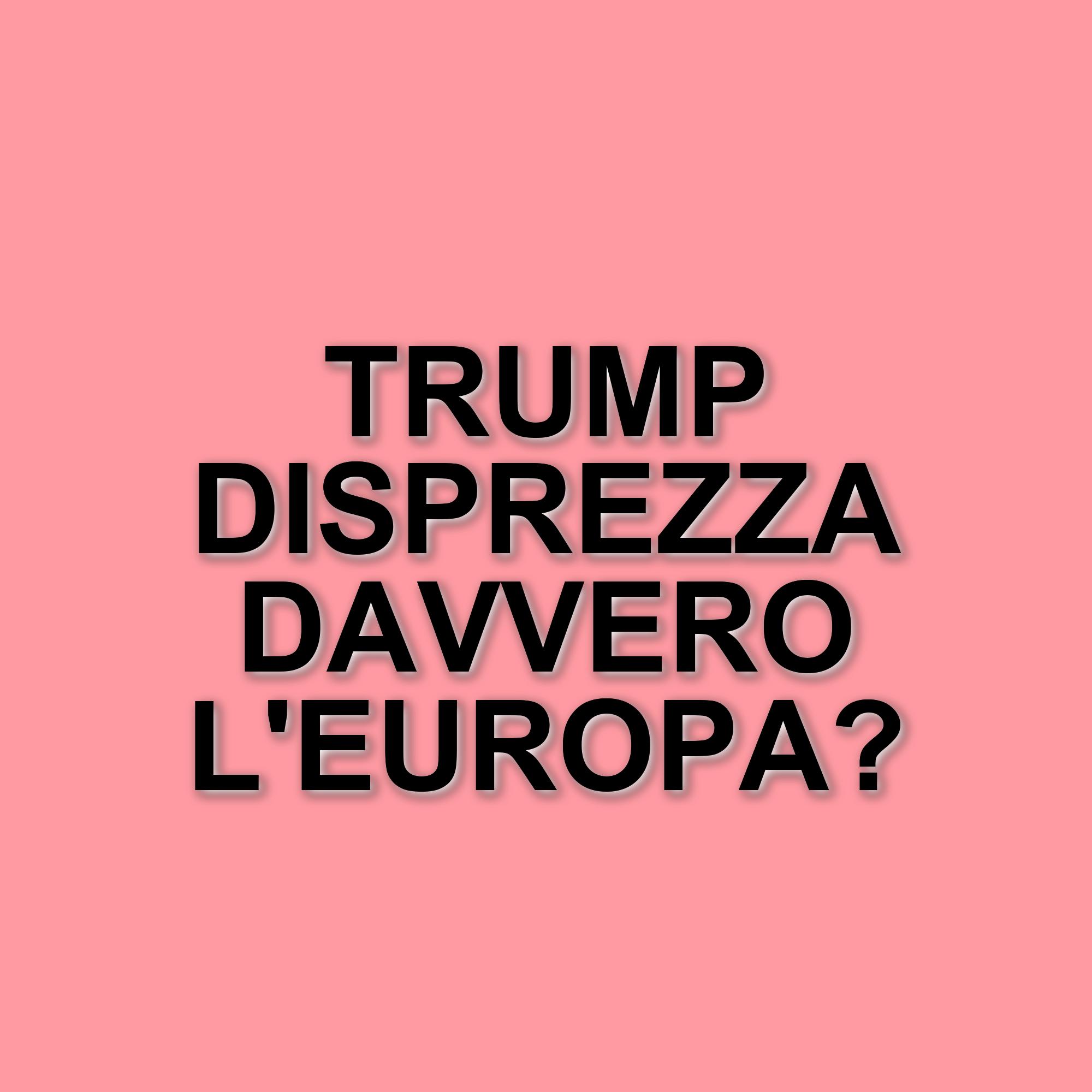 Trump accusa l'Europa di essere "parassita" dopo la fuga di notizie sulla chat segreta