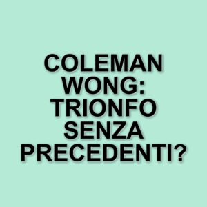 L'emozionante vittoria di Coleman Wong a Miami: un trionfo storico per il tennis di Hong Kong