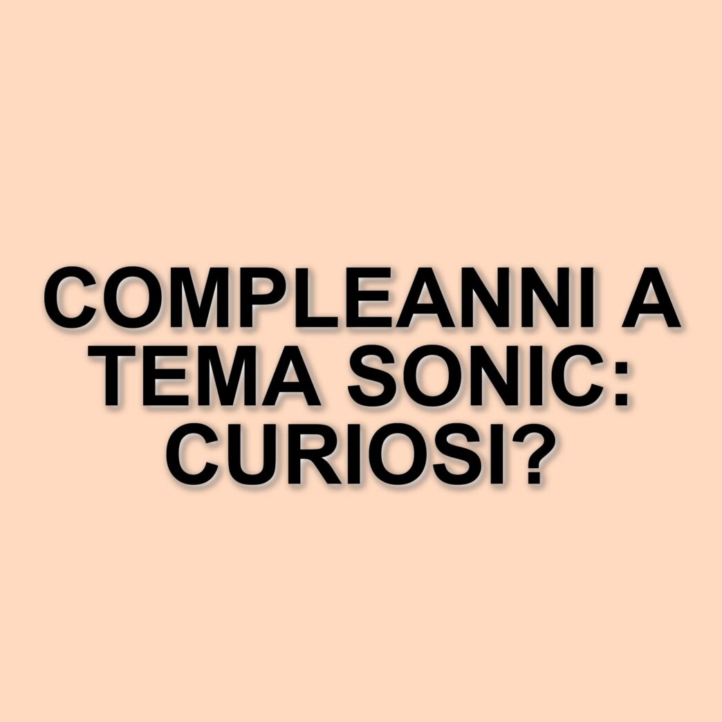 Leone e Vittoria Ferragni festeggiano i compleanni con un party a tema Sonic