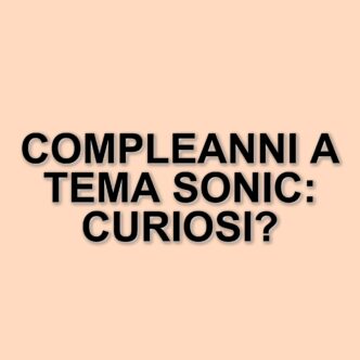 Leone e Vittoria Ferragni festeggiano i compleanni con un party a tema Sonic
