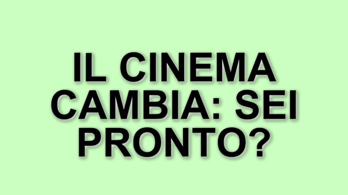 L'evoluzione del cinema: riflessioni di un attore sui cambiamenti nei gusti del pubblico