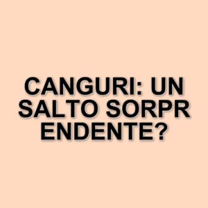 L'evoluzione del salto nei canguri: il ruolo del ratto canguro muschiato